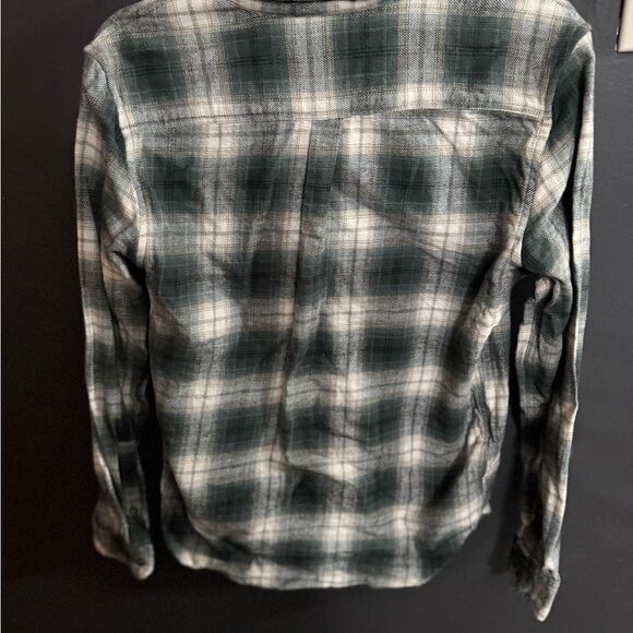 Eddie Bauer Men's Everyday Flannel Shirt Highlands Olive Size Small - Picture 6 of 9